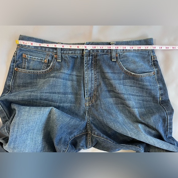 Lucky Brand Men's Jeans Size 36 Blue Short Inseam 29‎ Straight Leg Casual Denim - Picture 5 of 12